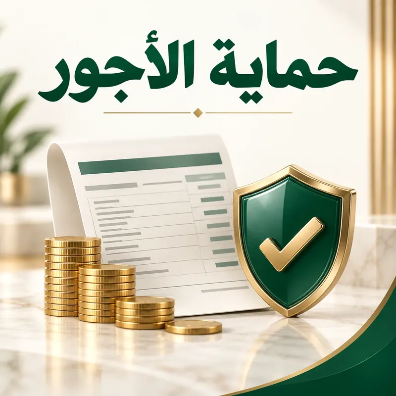 حماية الأجور: كشف رواتب وعملات ودرع بعلامة تحقق